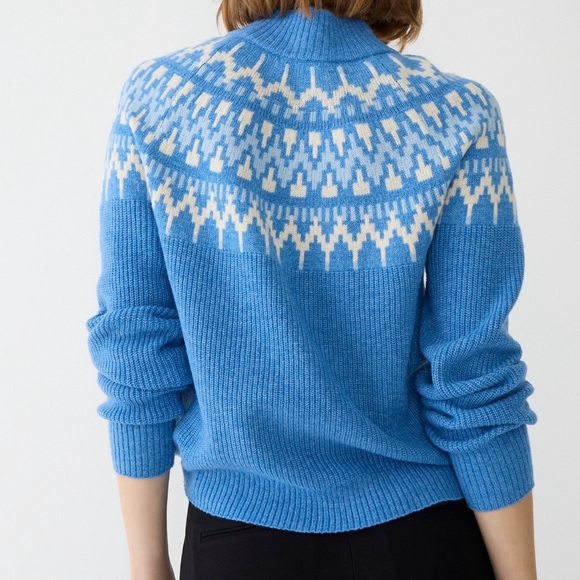 NWOT JCrew Faire isle sweater - Picture 2 of 3